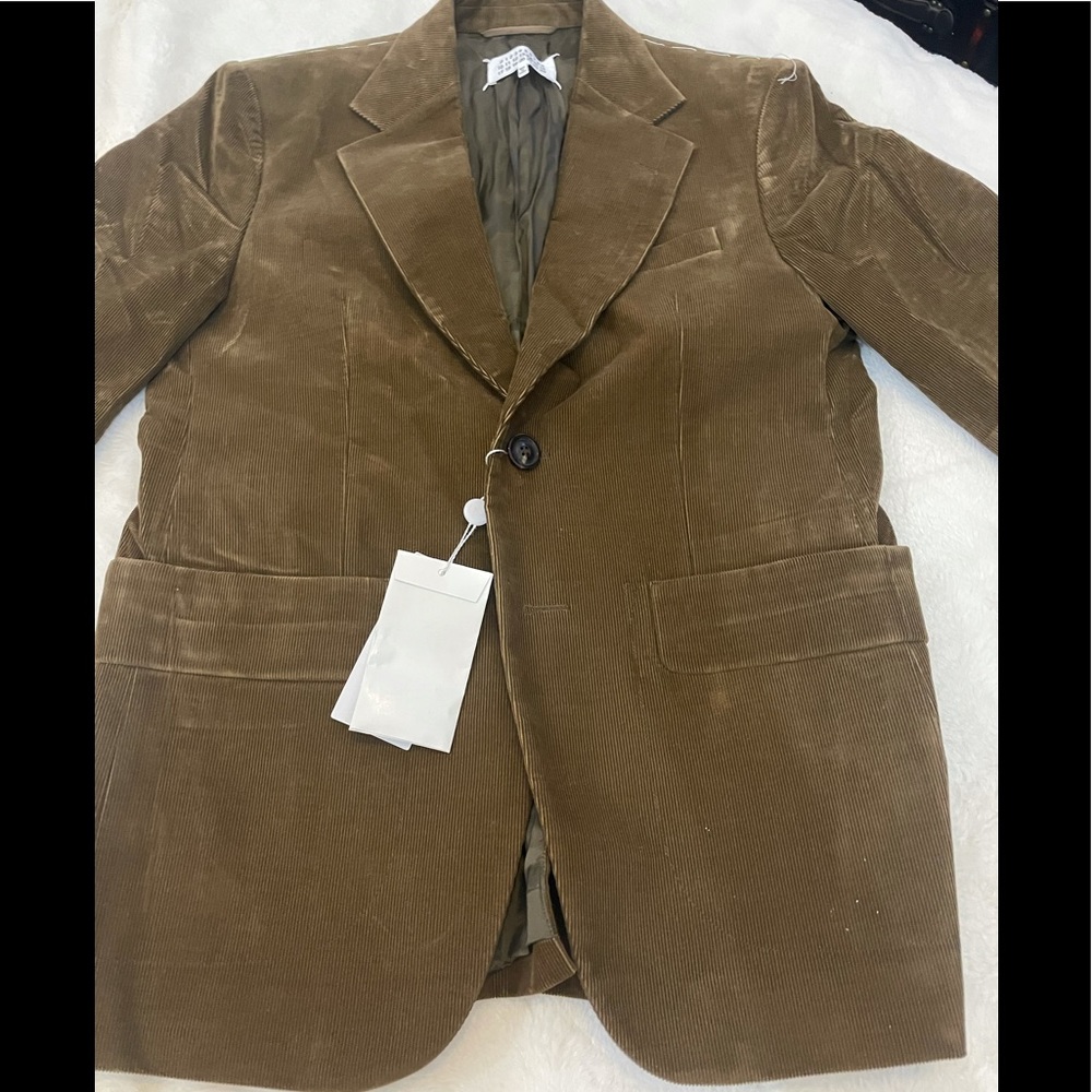 Maison Margiela Brown Corduroy Jacket Sz 52 / 42 US - Picture 3 of 10